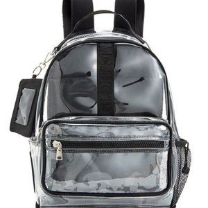 Steve Madden Bags - NWT Steve Madden Amelia Clear Backpack + Id Case Steve Madden Bags - NWT Steve Madden Amelia Clear Backpack + Id Case